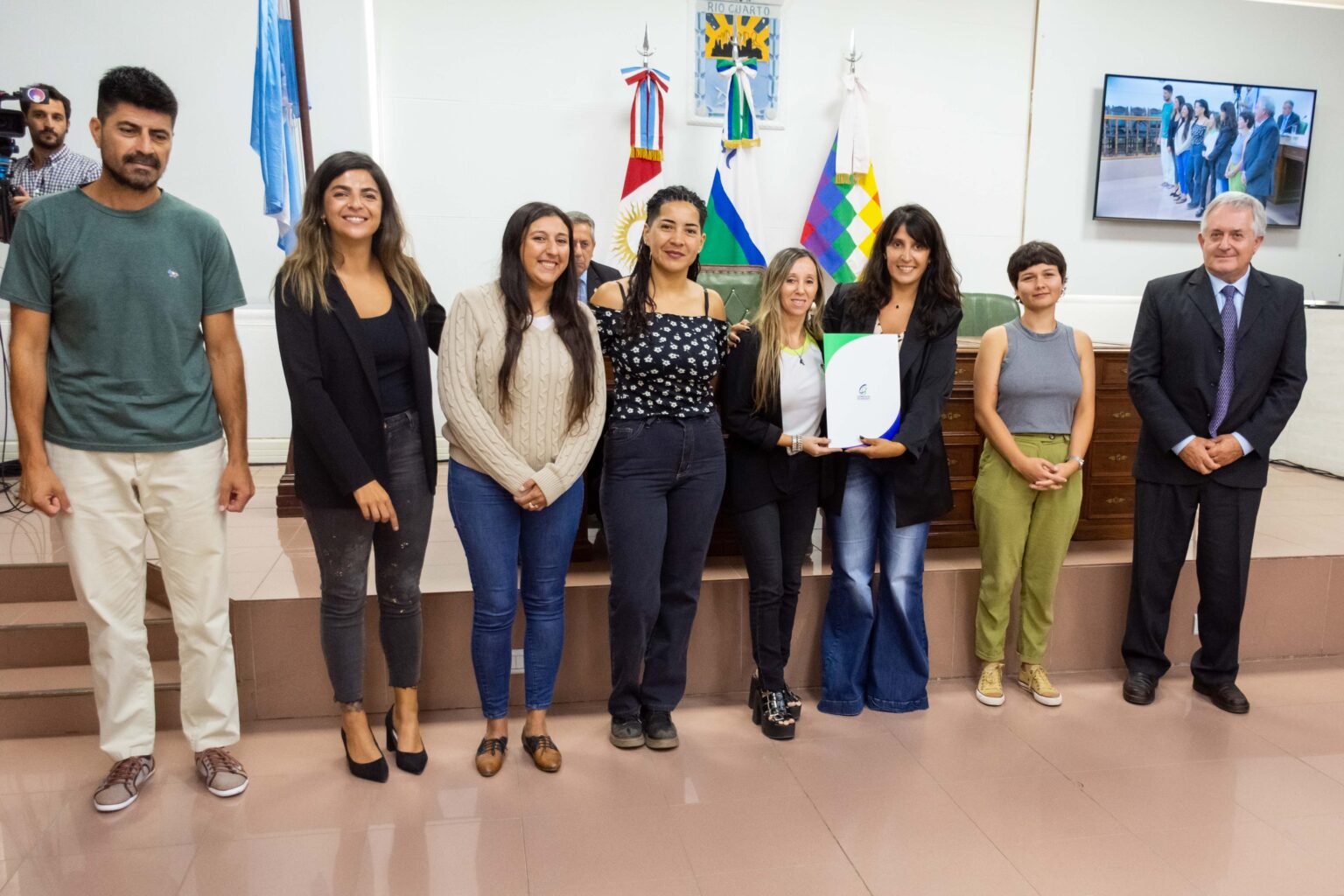 Integrantes de la Comisión Municipal de la Memoria