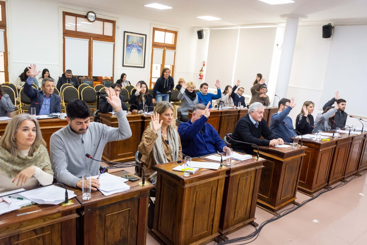 Votación apoyo ley de Financiamiento Universitario